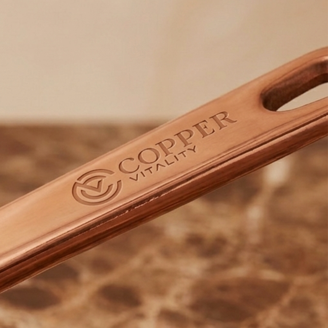 Hammered Pure Copper Pan